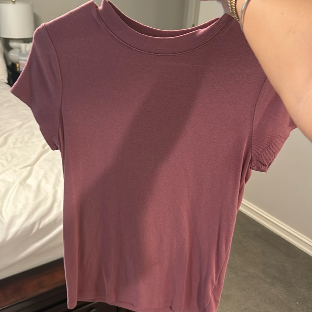 Basic soft tee pink